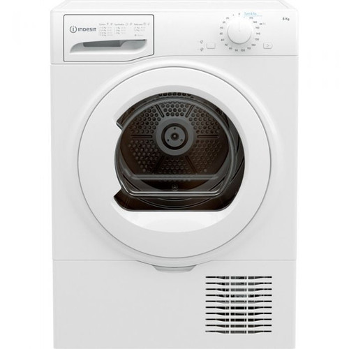 Indesit I2D81W 8kg Freestanding Condenser Tumble Dryer White - Energy Class Rating: B
