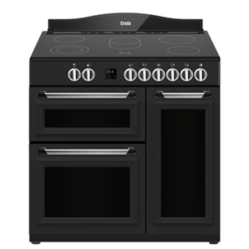 Creda C90RCCTA 90cm 3 Cavity Traditional Ceramic Range Cooker Anthracite