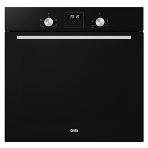 Creda C60BIFBL Built In or Under Single Electric Fan Oven Black