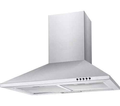 Candy CCE60NX/1 Chimney Cooker Hood Pyramid Style Stainless Steel