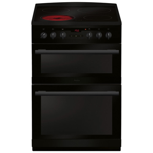 Amica AFC6550BL Double Oven with Ceramic Hub Black Energy Rating A/A