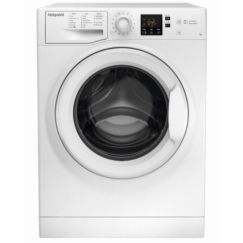 Hotpoint NSWF 843C W UK N 8kg Free Standing Washing Machine 1400rpm White D  Energy Rating - Mega Appliances