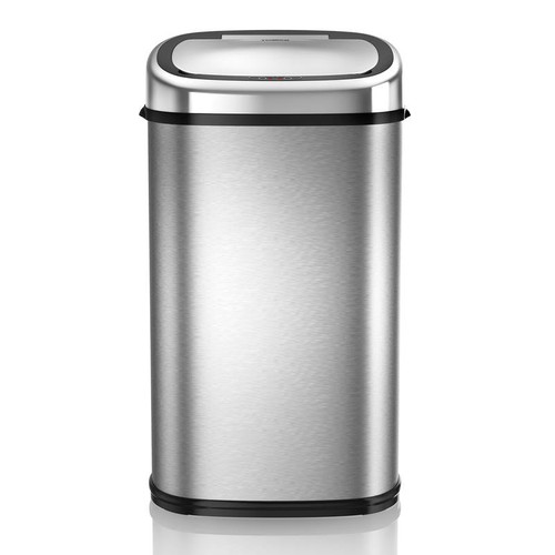 Tower 58L Stainless Steel Sensor Bin