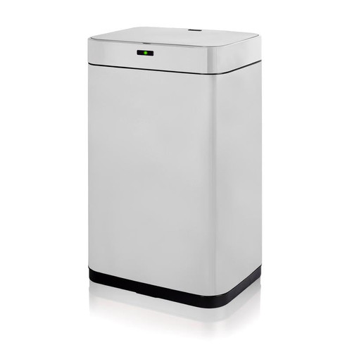 Tower 75L Rectangular Sensor Bin Matt Steel