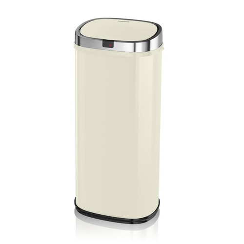 Morphy Richards Chroma 50L Square Sensor Bin Ivory Cream