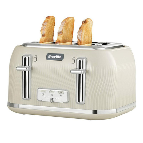 Breville Flow 4 Slice Toaster 1800W Mushroom