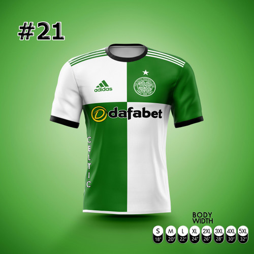 #21 WHITE & GREEN JERSEY