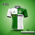 #21 WHITE & GREEN JERSEY