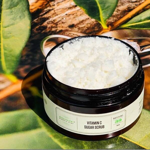 VITAMIN C SUGAR SCRUB, 4oz - Mississippi Miracle Clay