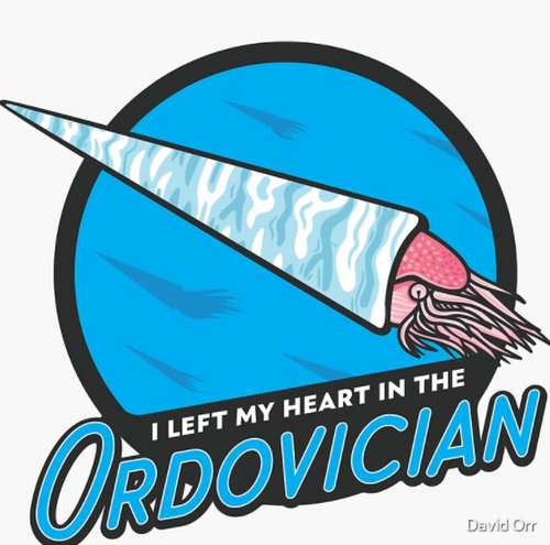 I left my heart in the Ordovician sticker