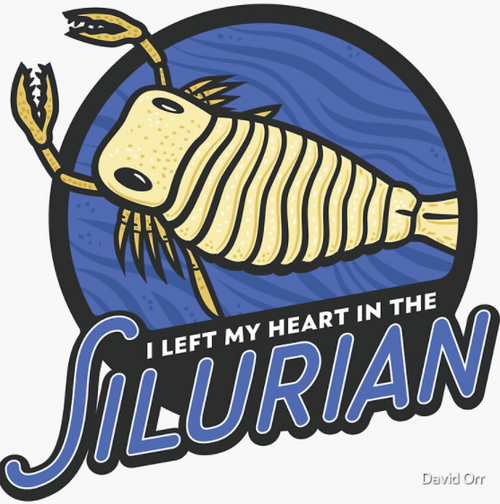 I left my heart in the Silurian sticker