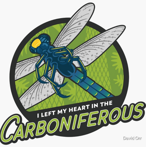 I left my heart in the Carboniferous sticker