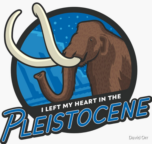 I left my heart in the Pleistocene sticker