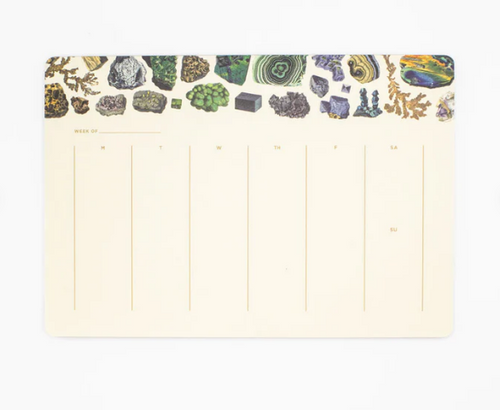 Gems and Minerals weekly calendar