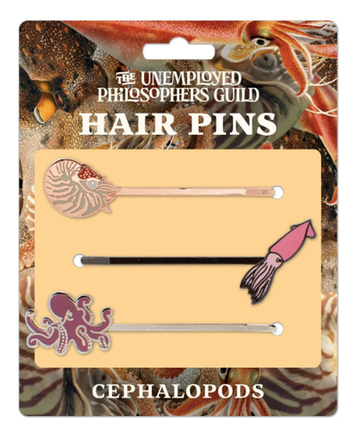 Cephalopod hair pins