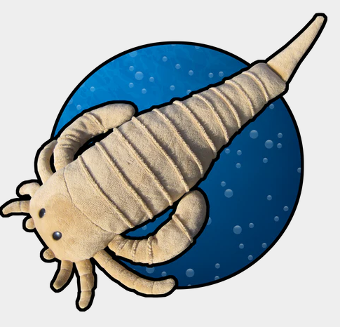 Paleozoic Pals eurypterid plush (Eurypterus)