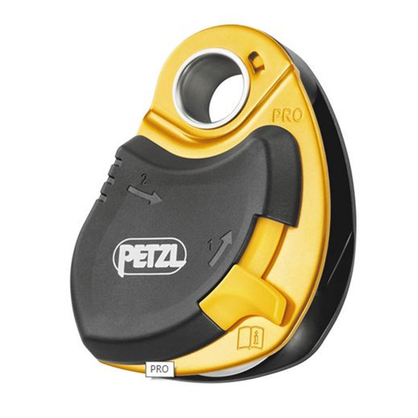 Petzl PRO drop proof pulley, locked when loaded, NFPA, 95% e