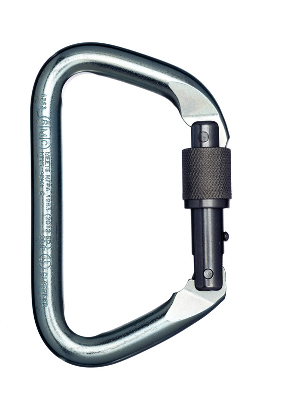 SMC NFPA Large Steel Rescue Locking Carabiner