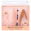 Cala Brow Artistry Shaping & Defining Kit in rose gold in box