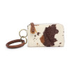 Jen & Co Liv Bangle Wristlet/Wallet in cow print
