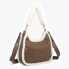 Jen & Co Reece Sherpa Trim Satchel alt view