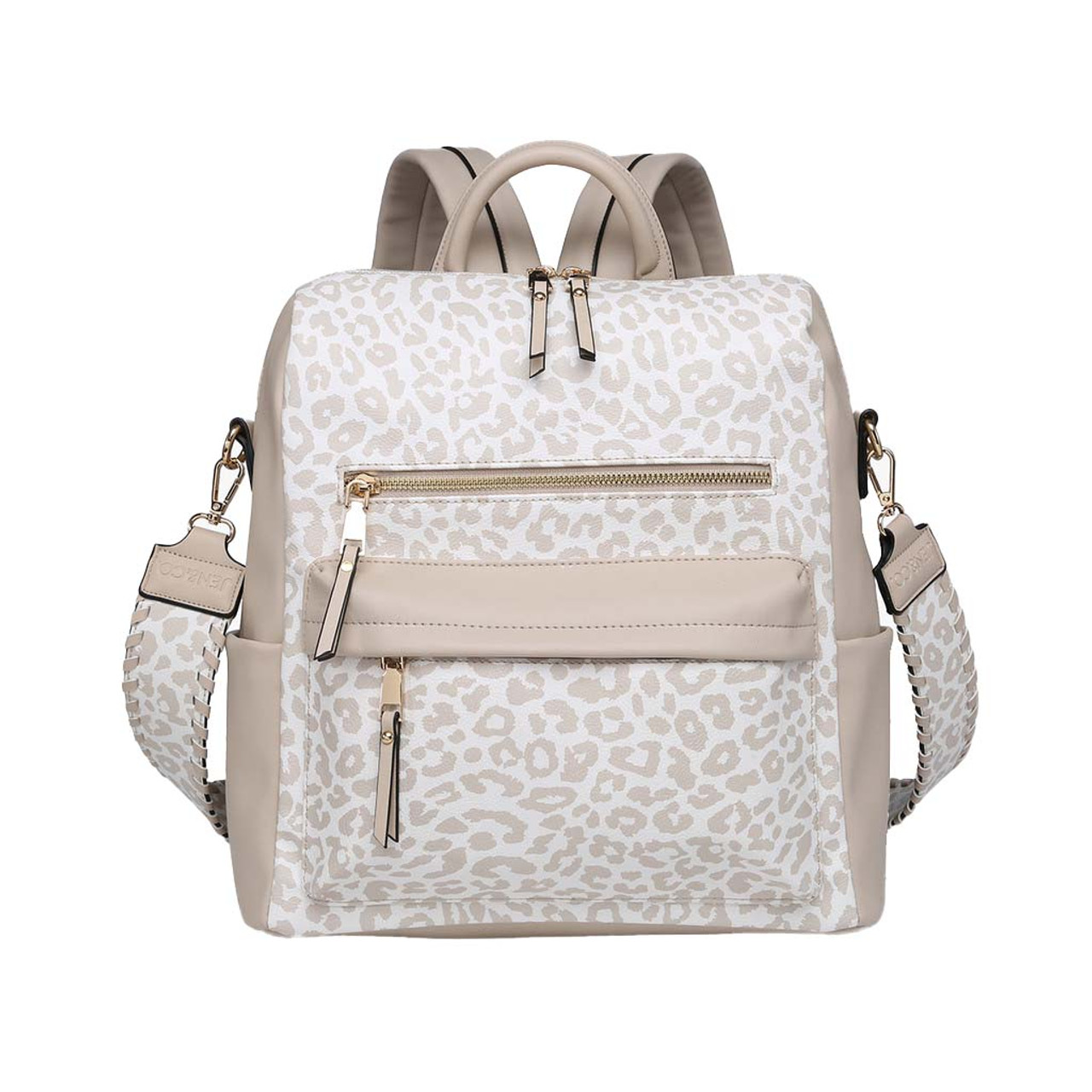 Lillia Convertible Backpack Off White – Material Girl Handbags