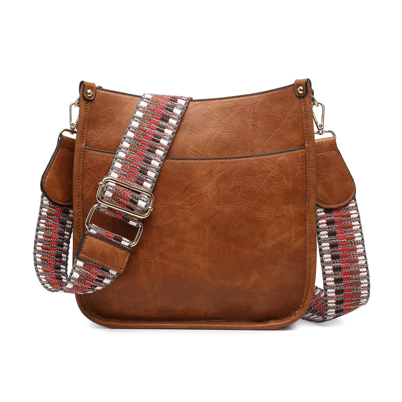 crossbody bag with interchangeable straps