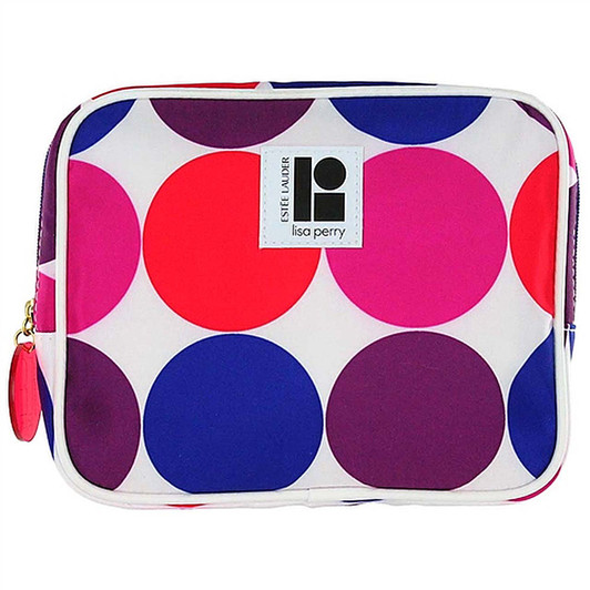 Estee Lauder x Lisa Perry Cosmetic Bag with circle motif Estee Lauder x Lisa Perry Cosmetic Bag with circle motif