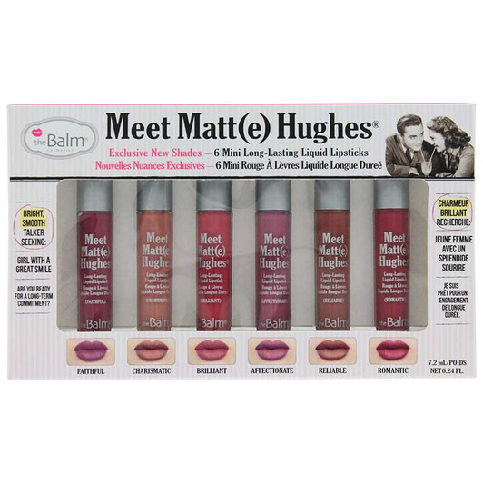 theBalm Meet Matt(e) Hughes 6 Mini Liquid Lipsticks Kit 2 theBalm Meet Matt(e) Hughes 6 Mini Liquid Lipsticks Kit 2