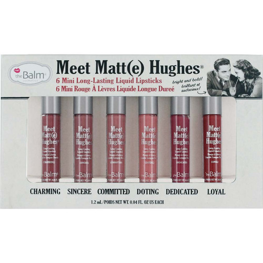 theBalm Meet Matt(e) Hughes 6 Mini Liquid Lipsticks - Vol. 1 theBalm Meet Matt(e) Hughes 6 Mini Liquid Lipsticks - Vol. 1