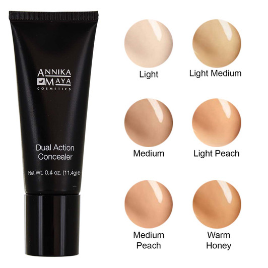Annika Maya Dual Action Undereye Concealer swatch chart