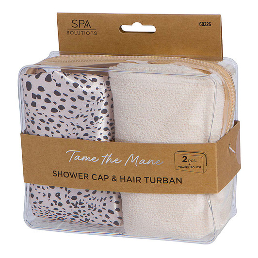 Cala Shower Cap and Turban Set Cala Shower Cap and Turban Set