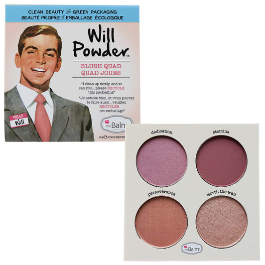 This long lasting blush quad features 4 new blushes containing all clean ingredients as well as some new green packaging that is recyclable. This long lasting blush quad features 4 new blushes containing all clean ingredients as well as some new green packaging that is recyclable.