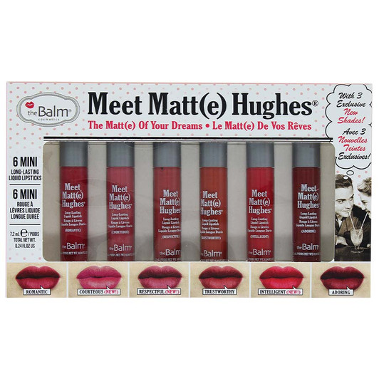 theBalm Meet Matt(e) Hughes 6 Mini Liquid Lipsticks - Vol. 12 theBalm Meet Matt(e) Hughes 6 Mini Liquid Lipsticks - Vol. 12