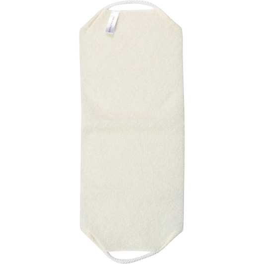 Cala Spa Solutions Exfoliating Stretch Towel showing full length and handles