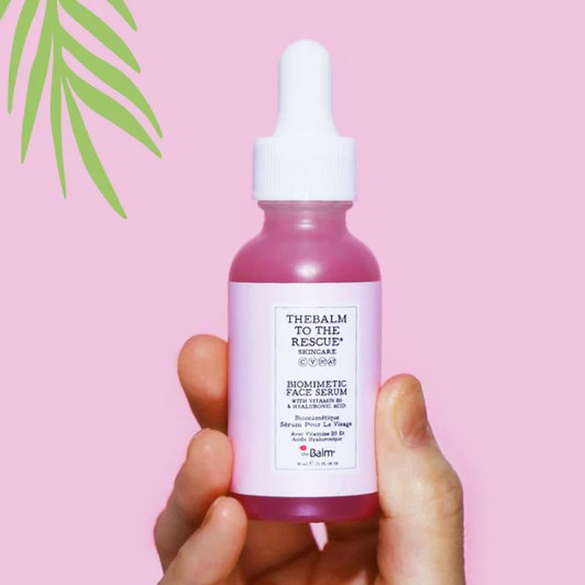 theBalm to the Rescue Biomimetic Face Serum style shot theBalm to the Rescue Biomimetic Face Serum style shot