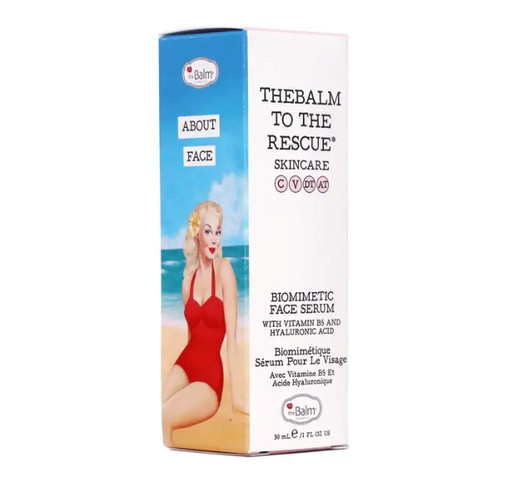 theBalm to the Rescue Biomimetic Face Serum box theBalm to the Rescue Biomimetic Face Serum box