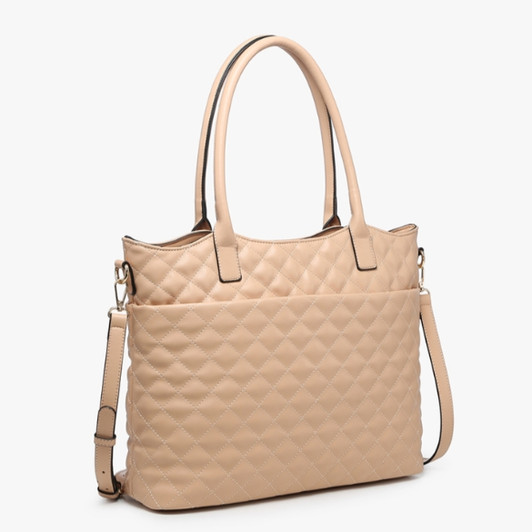 Jen & Co Tessa Quilted Tote alt view