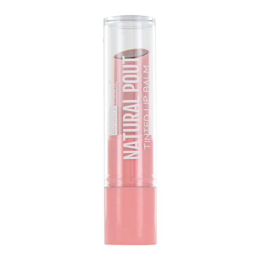 Beauty Treats Natural Pout Tinted Lip Balm closed tube