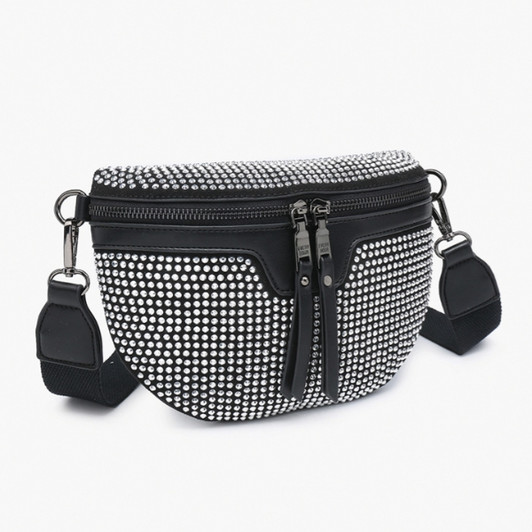 Jen & Co Kai Rhinestone Belt Bag alt view
