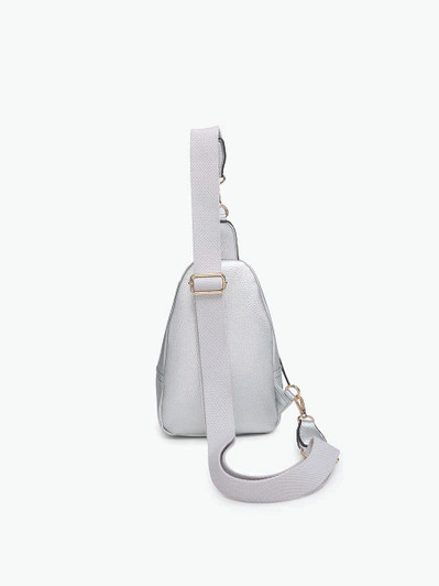 Jen & Co Sophia Sling Bag w/ Flapover Pocket back view