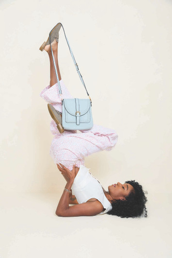 Jen & Co Roberta Whipstitch Flapover Crossbody style shot 2