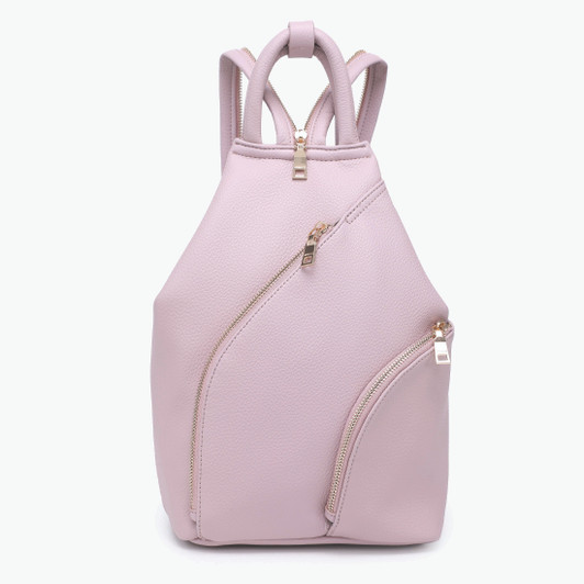 Jen & Co Maura Diagonal Zipper Backpack