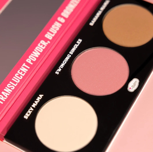 theBalm 3-in-1 Palette: Translucent Powder, Blush & Bronzer style shot 2