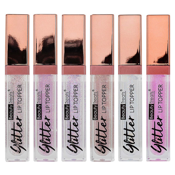 Beauty Treats Glitter Lip Topper Gloss - Pack of 6
