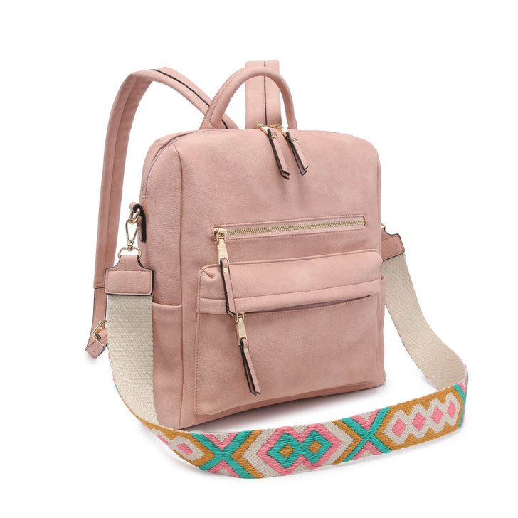Jen & Co Amelia Convertible Backpack with Guitar Strap - Brigettes Boutique