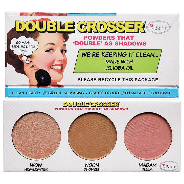 theBalm Double Crosser Highlighter, Bronzer & Blush Palette