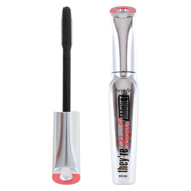 They're Real Magnet Extreme Lengthening Mascara uses magnetic technology to deliver up to 40% longer lashes that last up to 36 hours.

