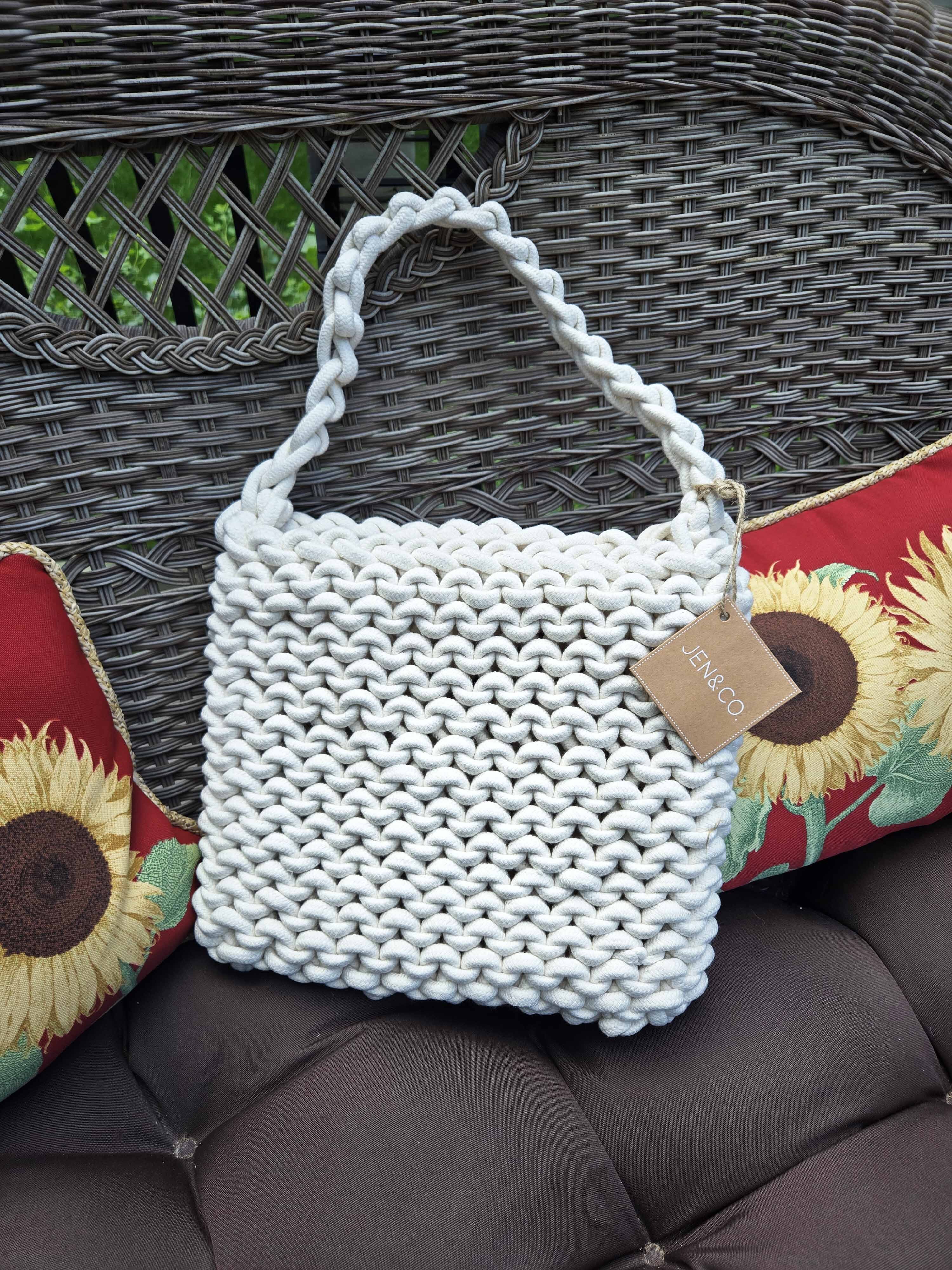 Jen & Co Etsy Macrame Bag - Just $35.00