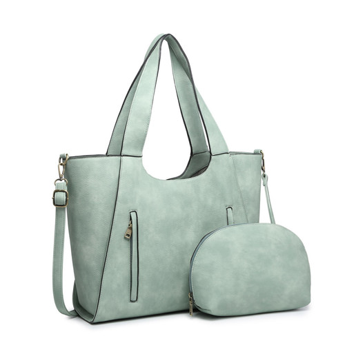 Jen & Co Lane Tote Bag with Pouch - Brigettes Boutique